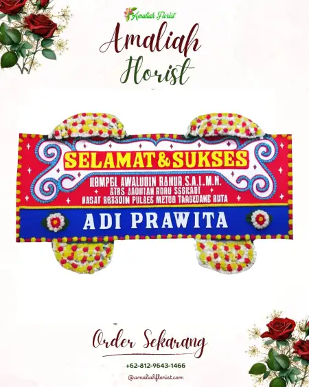 Papan Bunga Ucapan Selamat Tabang